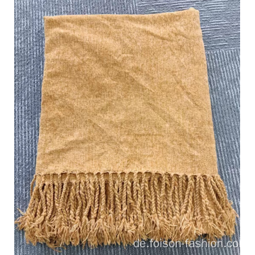 Heißer Verkauf Tassel Big Winter Strick Wurfdecke